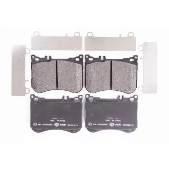 Jeu de 4 plaquettes de frein avant HELLA 8DB 355 021-211