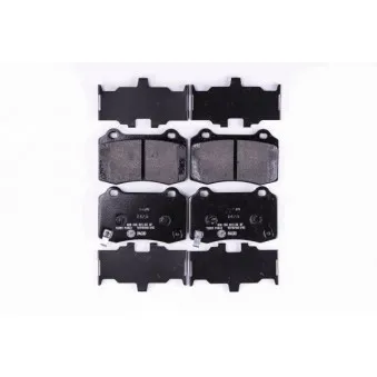 Jeu de 4 plaquettes de frein arrière HELLA 8DB 355 021-251