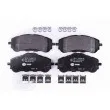 Jeu de 4 plaquettes de frein avant HELLA 8DB 355 021-321 - Visuel 1