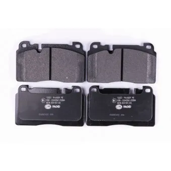 Jeu de 4 plaquettes de frein avant HELLA 8DB 355 021-331