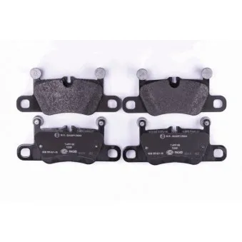 Jeu de 4 plaquettes de frein arrière HELLA 8DB 355 021-351