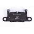 Jeu de 4 plaquettes de frein arrière HELLA 8DB 355 021-351 - Visuel 3