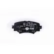 Jeu de 4 plaquettes de frein arrière HELLA 8DB 355 021-411 - Visuel 3
