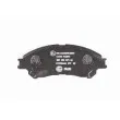Jeu de 4 plaquettes de frein avant HELLA 8DB 355 021-461 - Visuel 3