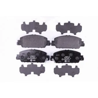Jeu de 4 plaquettes de frein avant HELLA 8DB 355 021-471