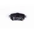 Jeu de 4 plaquettes de frein arrière HELLA 8DB 355 021-491 - Visuel 3