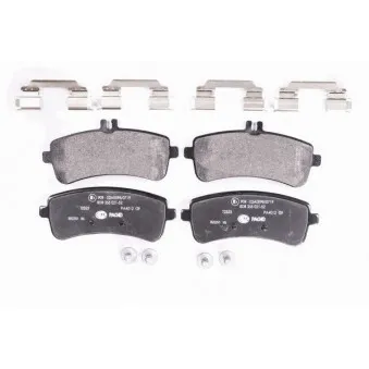 Jeu de 4 plaquettes de frein arrière HELLA 8DB 355 021-521