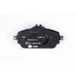 Jeu de 4 plaquettes de frein avant HELLA 8DB 355 021-541 - Visuel 3