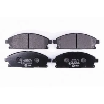 Jeu de 4 plaquettes de frein avant HELLA 8DB 355 021-651