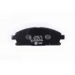 Jeu de 4 plaquettes de frein avant HELLA 8DB 355 021-651 - Visuel 2