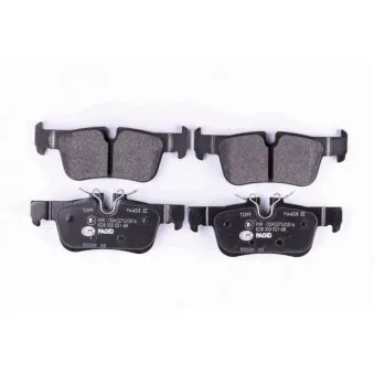 Jeu de 4 plaquettes de frein arrière HELLA 8DB 355 021-681