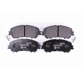 Jeu de 4 plaquettes de frein avant HELLA 8DB 355 021-691