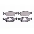 Jeu de 4 plaquettes de frein avant HELLA 8DB 355 021-751 - Visuel 1