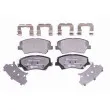 Jeu de 4 plaquettes de frein avant HELLA 8DB 355 021-781 - Visuel 1