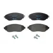 Jeu de 4 plaquettes de frein avant HELLA 8DB 355 021-891 - Visuel 1