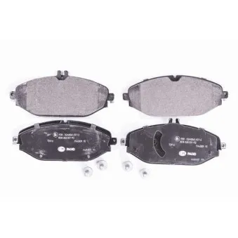 Jeu de 4 plaquettes de frein avant HELLA 8DB 355 021-921