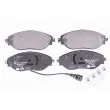 Jeu de 4 plaquettes de frein avant HELLA 8DB 355 021-971 - Visuel 1