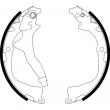 Jeu de mâchoires de frein HELLA 8DB 355 022-061 - Visuel 1