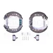 Kit de freins arrière (prémontés) HELLA 8DB 355 022-431 - Visuel 1
