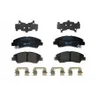 Jeu de 4 plaquettes de frein avant HELLA 8DB 355 023-001 - Visuel 1