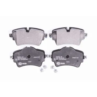 Jeu de 4 plaquettes de frein avant HELLA 8DB 355 023-091