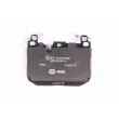 Jeu de 4 plaquettes de frein avant HELLA 8DB 355 023-141 - Visuel 3