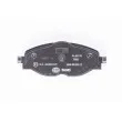 Jeu de 4 plaquettes de frein avant HELLA 8DB 355 023-171 - Visuel 2