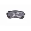 Jeu de 4 plaquettes de frein arrière HELLA 8DB 355 023-231 - Visuel 3