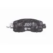 Jeu de 4 plaquettes de frein avant HELLA 8DB 355 023-321 - Visuel 3