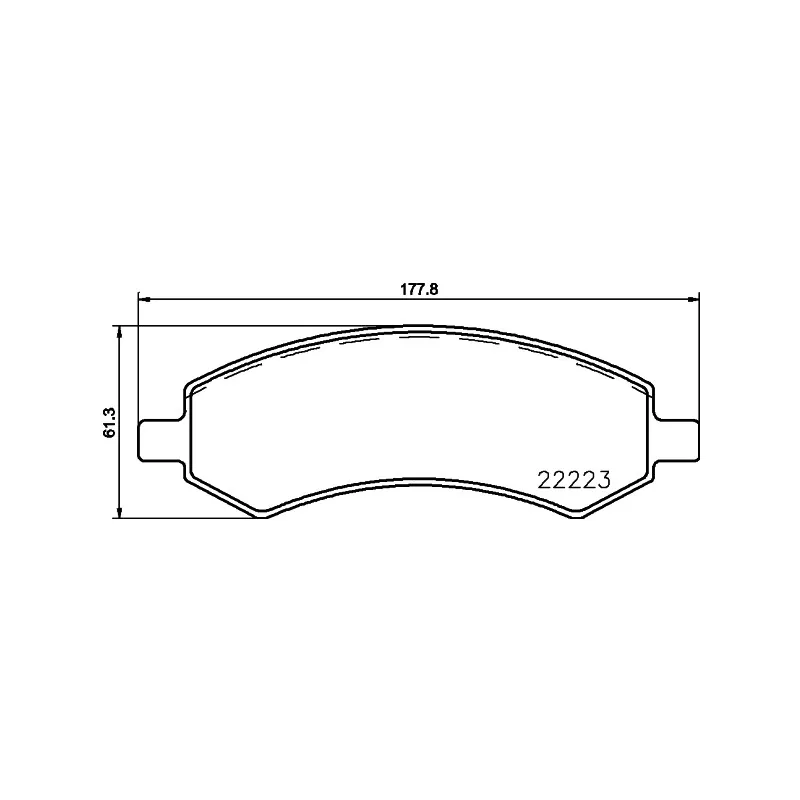 Jeu de 4 plaquettes de frein avant HELLA 8DB 355 023-331