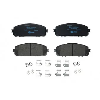 Jeu de 4 plaquettes de frein avant HELLA 8DB 355 023-391