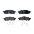 Jeu de 4 plaquettes de frein avant HELLA 8DB 355 023-401 - Visuel 1