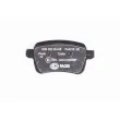 Jeu de 4 plaquettes de frein arrière HELLA 8DB 355 024-651 - Visuel 3