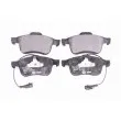 Jeu de 4 plaquettes de frein avant HELLA 8DB 355 024-691 - Visuel 1