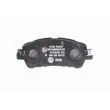Jeu de 4 plaquettes de frein avant HELLA 8DB 355 024-721 - Visuel 3