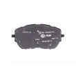 Jeu de 4 plaquettes de frein avant HELLA 8DB 355 024-731 - Visuel 3