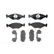 Jeu de 4 plaquettes de frein avant HELLA 8DB 355 024-761 - Visuel 1
