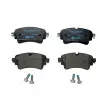 Jeu de 4 plaquettes de frein arrière HELLA 8DB 355 024-791 - Visuel 1
