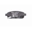 Jeu de 4 plaquettes de frein arrière HELLA 8DB 355 024-861 - Visuel 3