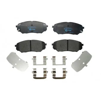 Jeu de 4 plaquettes de frein avant HELLA 8DB 355 024-901