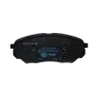 Jeu de 4 plaquettes de frein avant HELLA 8DB 355 024-901 - Visuel 3