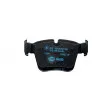 Jeu de 4 plaquettes de frein arrière HELLA 8DB 355 024-991 - Visuel 3