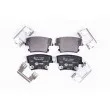 Jeu de 4 plaquettes de frein arrière HELLA 8DB 355 025-051 - Visuel 1