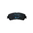 Jeu de 4 plaquettes de frein avant HELLA 8DB 355 025-081 - Visuel 3