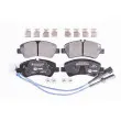 Jeu de 4 plaquettes de frein arrière HELLA 8DB 355 025-161 - Visuel 1