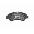 Jeu de 4 plaquettes de frein arrière HELLA 8DB 355 025-161 - Visuel 3