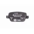Jeu de 4 plaquettes de frein arrière HELLA 8DB 355 025-351 - Visuel 3
