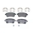 Jeu de 4 plaquettes de frein arrière HELLA 8DB 355 025-421 - Visuel 2