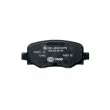 Jeu de 4 plaquettes de frein arrière HELLA 8DB 355 025-481 - Visuel 3