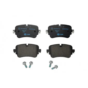 Jeu de 4 plaquettes de frein arrière HELLA 8DB 355 025-681